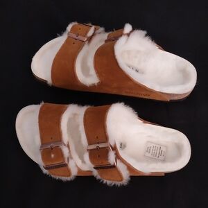 Birkenstock Arizona Shearling Comfort Sandal